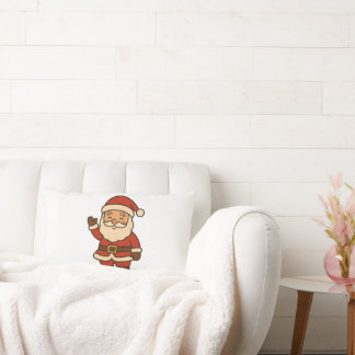 Cute Santa Claus Throw Pillow
