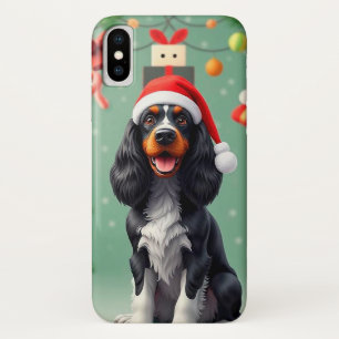 Cute santa dog Case-Mate iPhone case