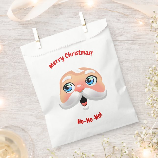 Cute Santa  Favour Bags (Clipped)