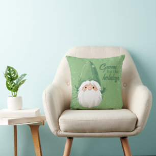 Cute Santa Gnome for the Holidays Cushion