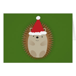 Cute Santa Hedgehog