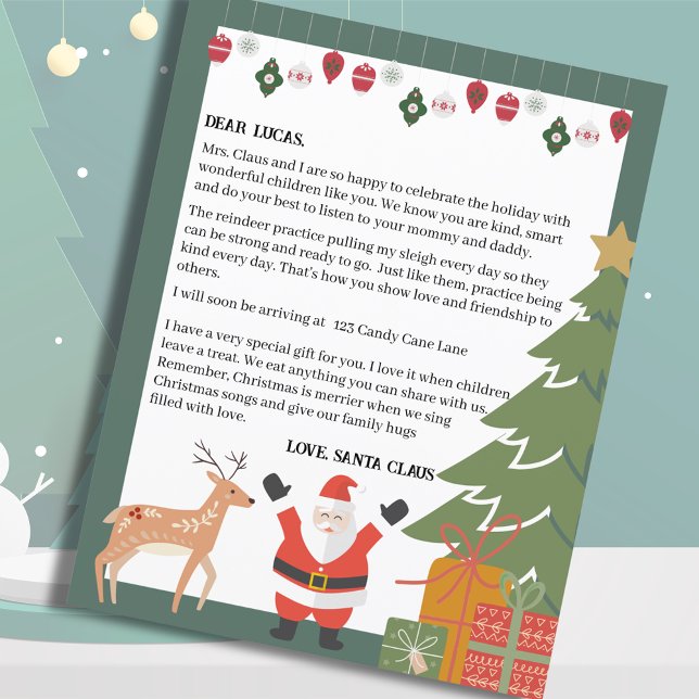 Cute Santa Letter For Kids (Cute Santa Letter For Kids
)