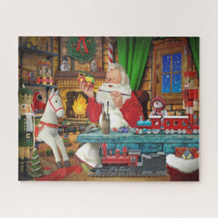 Cute Santa's Workshop Jigsaw Puzzle