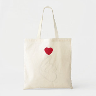 Cute Saranghae Korean Finger Heart K-Pop K-Drama L Tote Bag
