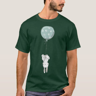 Cute Sassy Bunny Rabbit & Balloon  Birthday  & Gif T-Shirt