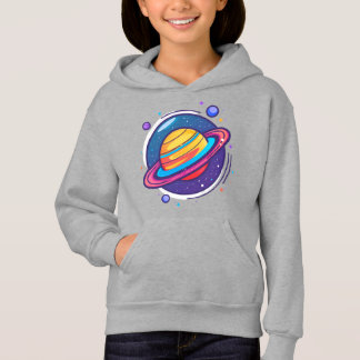 Cute Saturn Planet Baby T-Shirt – Colourful Space