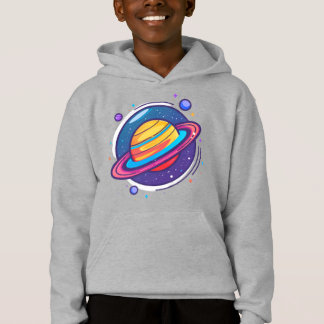 Cute Saturn Planet Baby T-Shirt – Colourful Space