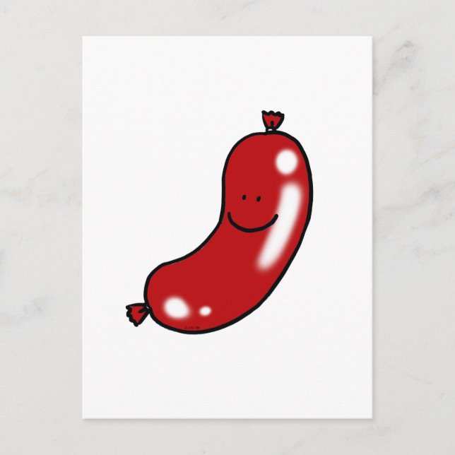 Cute sausage postcard (Front)