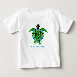 Cute Save Sea TURTLES - Original design- Toddler Baby T-Shirt