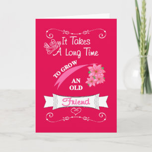 Cute Saying For An Old Friend Special Card