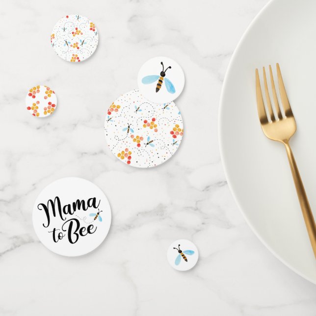 Cute Scandi Bee Confetti (Group)