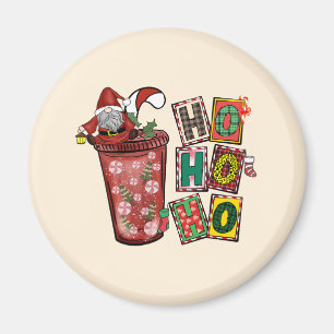 Cute Scandinavian Santa Claus Gnome -Christmas Cup Magnet