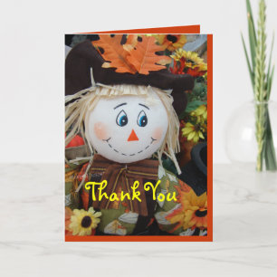 Cute Scarecrow-any occasion Holiday Card