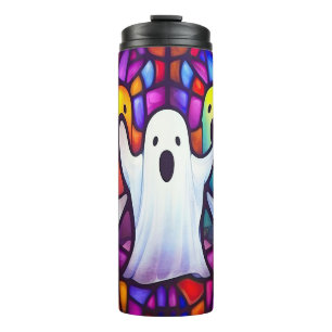 Cute Scary Ghosts Thermal Tumbler