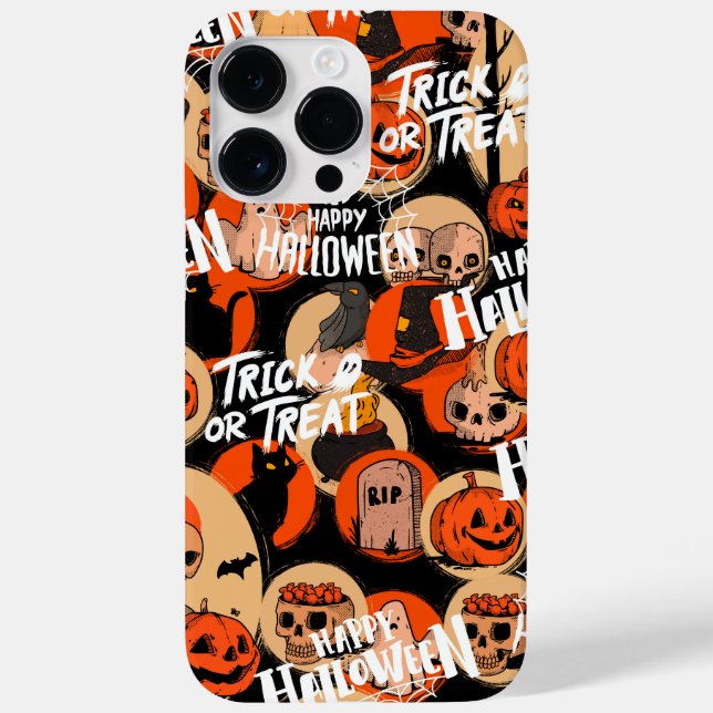  Cute & Scary Halloween Spooky vibes  Case-Mate iPhone Case (Back)