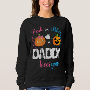 Cute Scary Pumpkin Boy Girl Mom Pink Or Blue Daddy Sweatshirt