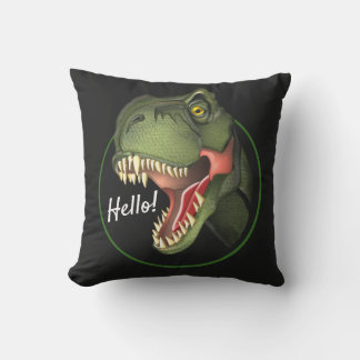 Cute Scary T-Rex Dinosaur Cushion