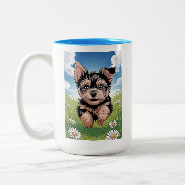 Cute Schnauzer Dog Lover Mug (Left)