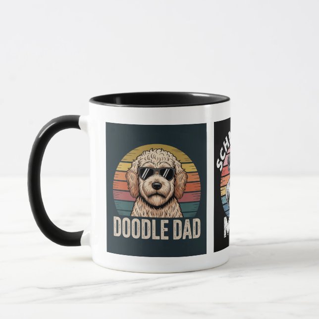 Cute Schnauzer Dog Lover Mug  (Left)