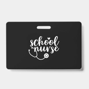 Cute School Nurse Appreciation ID Badge