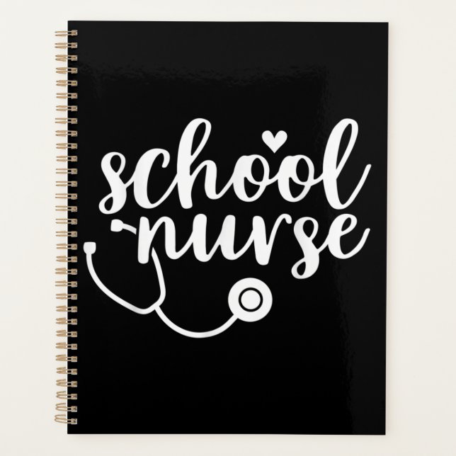 Cute School Nurse Appreciation Planner (Front)