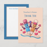 cute School pencils add name sentiment Teacher