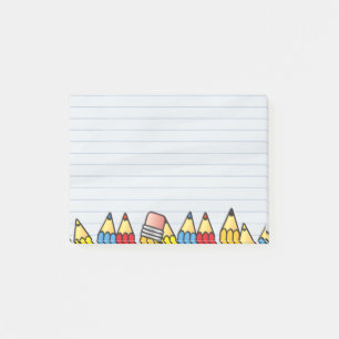 Cute School Personalised Post-it notes