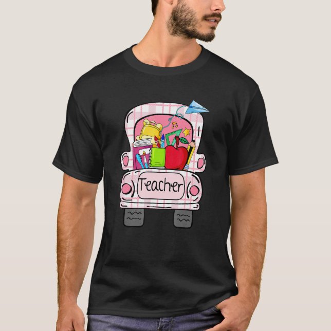 Cute School Teacher Life Back To School School Tru T-Shirt (Front)