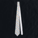 Cute Science Concept Pattern Cool Geek Design Tie<br><div class="desc">Cute colourful pastel science concept seamless pattern,  cool geek tie design. If you need any help customising any of my designs,  contact ArtOnWear designer. Free text formatting with live help available by request.</div>