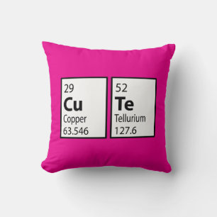 Cute Science Nerd Cushion