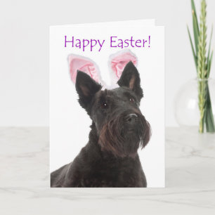 Cute Scottie Easter Card