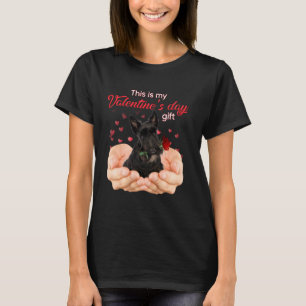 Cute Scottish Terrier This Is My Valentine S Day P T-Shirt