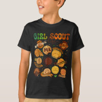 Cute scout girl cookie dealer girl troop leader