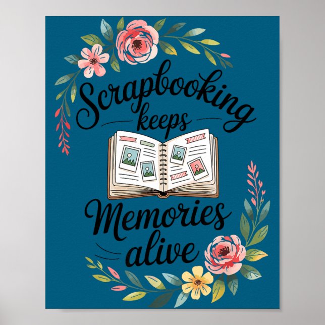 Cute scrapbooking  poster (Front)