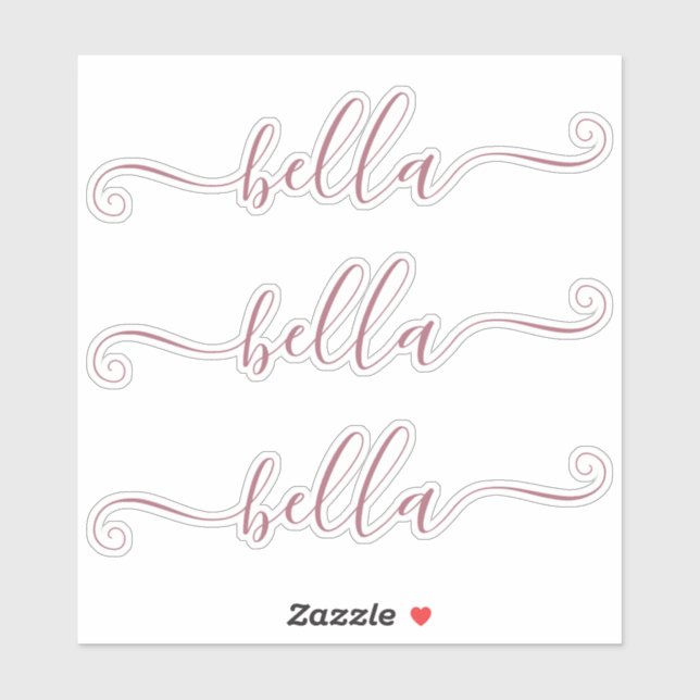 Cute Script Font Custom Signature Name (Sheet)
