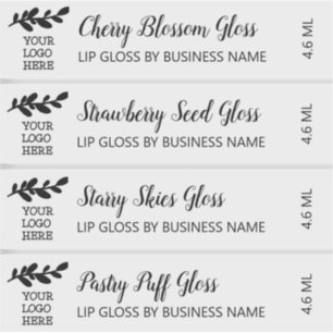 Cute Script With Logo Clean Lip Gloss Makeup 4