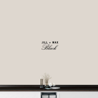 Cute Scripted Couple's Name X-Small Wall Decal