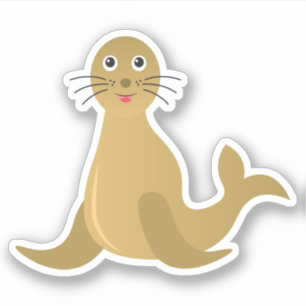 Cute sea animal, sea lion
