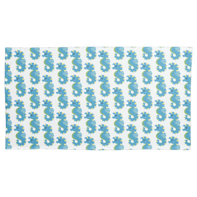Cute sea creature - Seahorse Pillowcase (Front-Left)