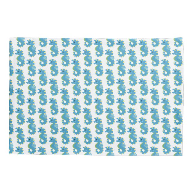 Cute sea creature - Seahorse Pillowcase (Back)