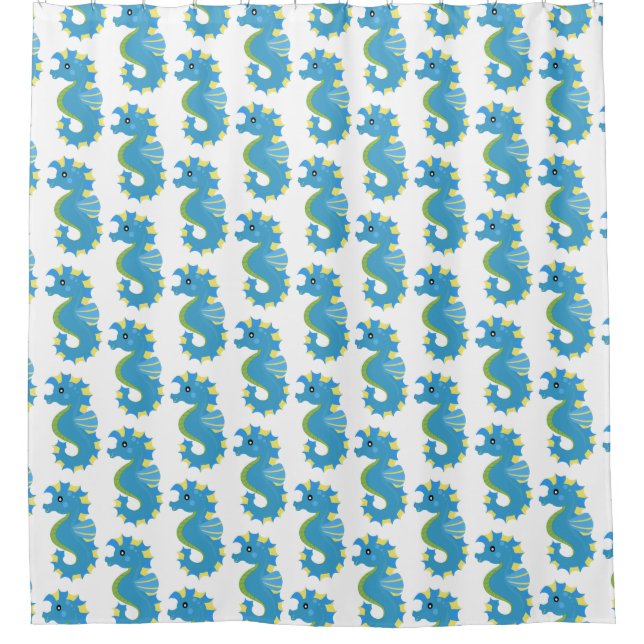 Cute sea creature - Seahorse Shower Curtain (Front)