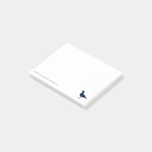 Cute Sea Gull Bird Personalised Nature Post-it Notes