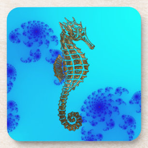 Cute Sea Horse Marine Animal Gift Coaster