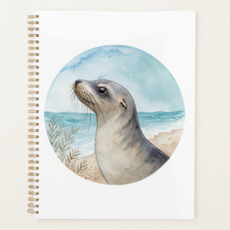 Cute Sea Lion Planner (Blank)