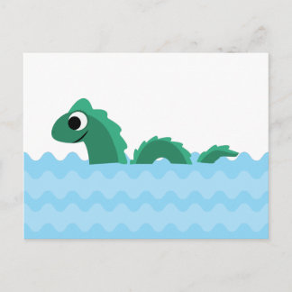 Cute Sea Monster Postcard