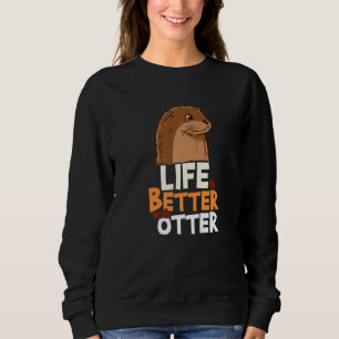 Cute Sea Otter 6 Sweatshirt