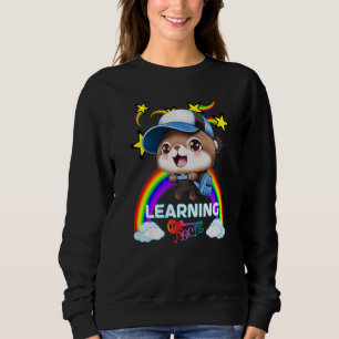 Cute Sea Otter Backpack Baseball Cap LEARNING ROCK Sweatshirt