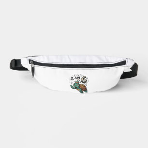 Cute Sea Turtle 6th Birthday Vintage Shirt Design_ Bum Bags