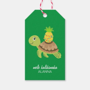 Cute Sea Turtle Christmas Gift Tags