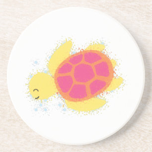 Cute Sea Turtle Coaster